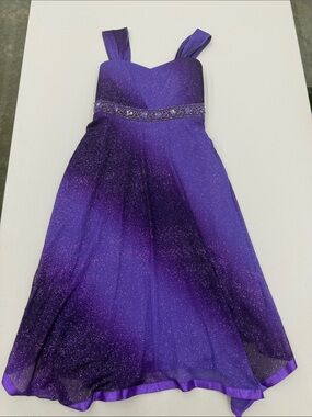 Speechless Purple Sparkle A-Line Formal Dress